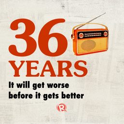 36 Years: It will get worse before it gets better