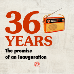 36 Years: The promise of an inauguration