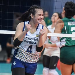 Young, dominant NU sweeps UAAP volleyball first round