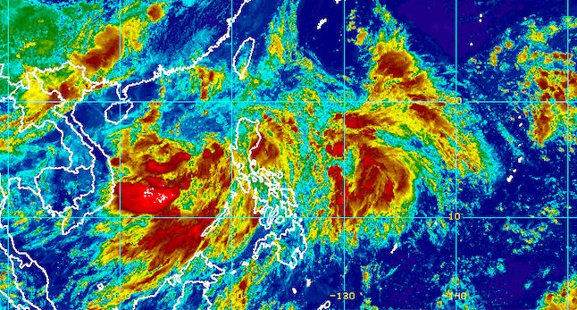 Enhanced southwest monsoon brings rain as Tropical Depression Caloy barely moving