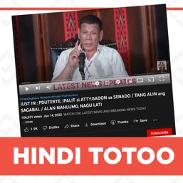 Mga Gahum kag Katungdanan: Senador sang Filipinas