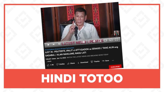 HINDI TOTOO: Papalitan ni Duterte si Alan Cayetano sa Senado para kay Larry Gadon