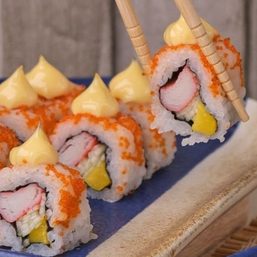 Let’s roll! For P599, you can eat as many sushi as you can