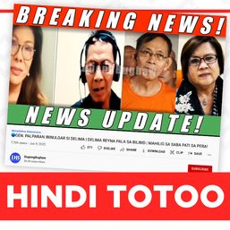 HINDI TOTOO: Pabor si Tito Sotto na si Imee Marcos ang maging susunod na Senate president