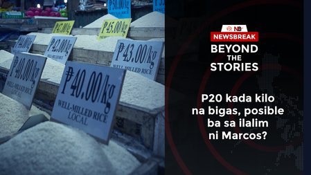 [PODCAST] Beyond the Stories: P20 kada kilo na bigas, posible ba sa ilalim ni Marcos?