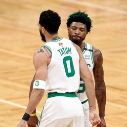 Potent Warriors offense battles rugged Celtics defense in NBA Finals