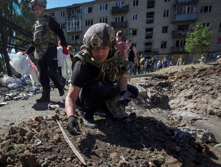 Battle in Ukraine’s east rages, Zelenskiy vows to retake territory