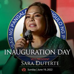 Why Robredo won’t be at Sara Duterte’s oath taking