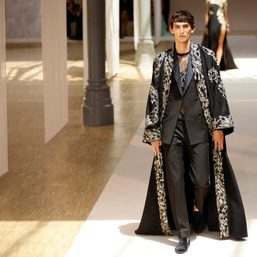 Elie Saab adds men to Paris couture runway