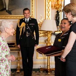 Filipino nurse represents UK health workers to receive courage award from Queen