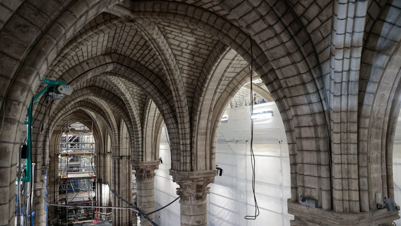 Restoration of NotreDame's smokedamaged stained glass starts