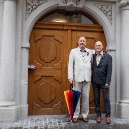 In Switzerland, first same-sex couples say ‘I do’