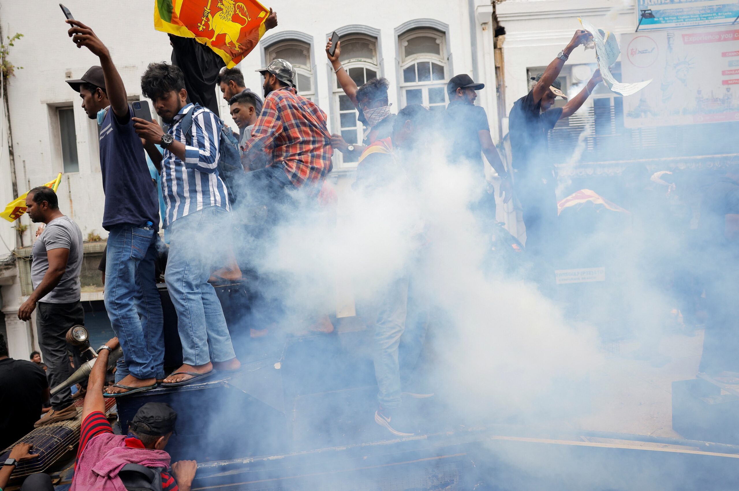Sri Lanka protesters, angered by economic meltdown, storm president’s house
