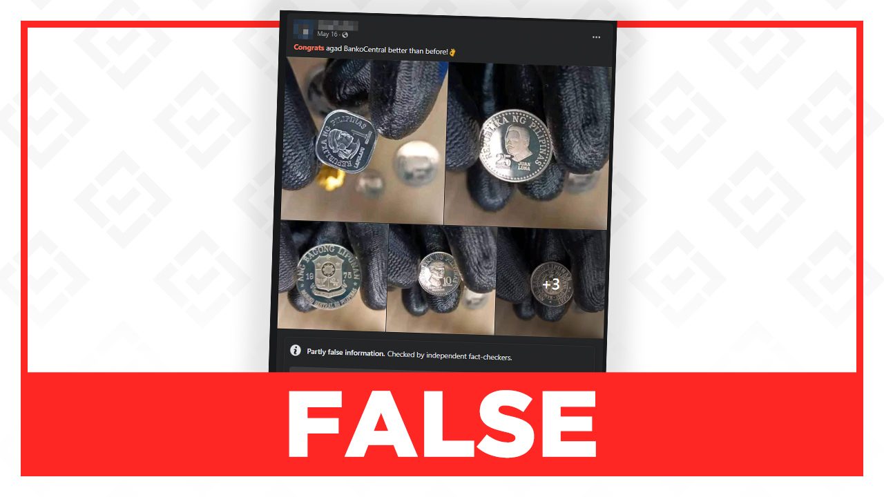 FALSE: BSP reissues ‘Ang Bagong Lipunan’ coins