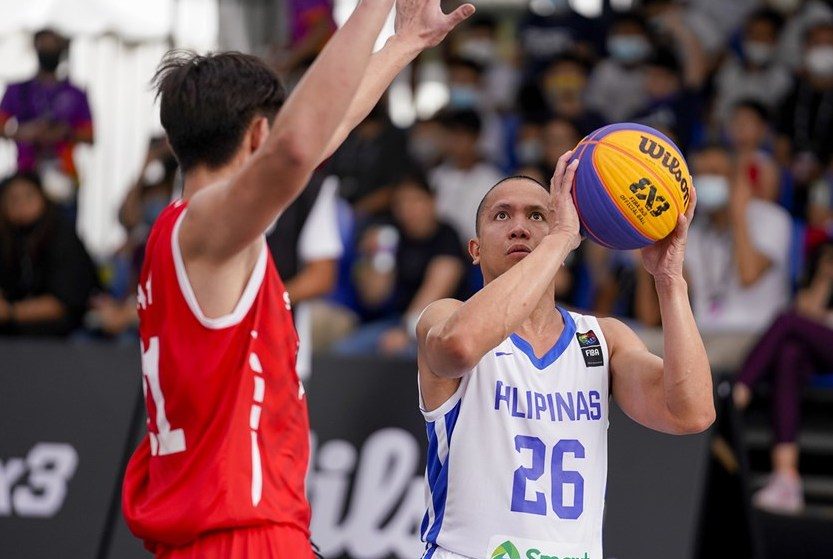 Gilas Pilipinas败给中国，但有资格参加3×3亚足联篮球亚洲杯四分之一决赛