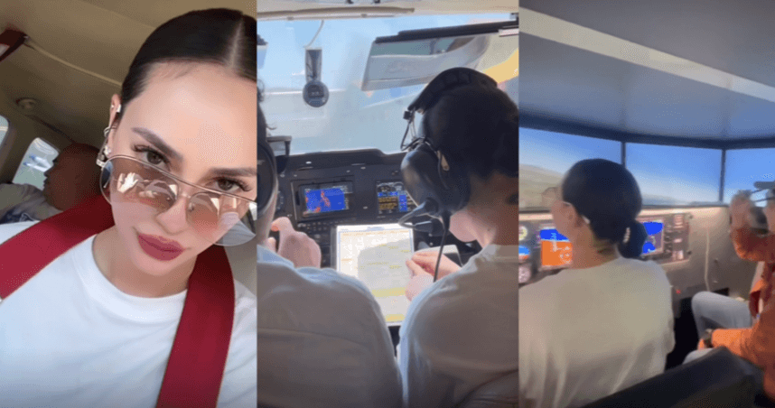 LOOK: Arci Muñoz takes flight in aviation school