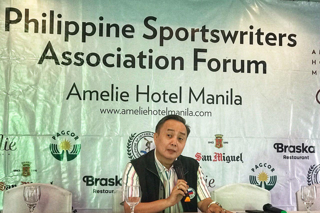 Tolentino focuses on PH Olympic preparations in POC reelection bid