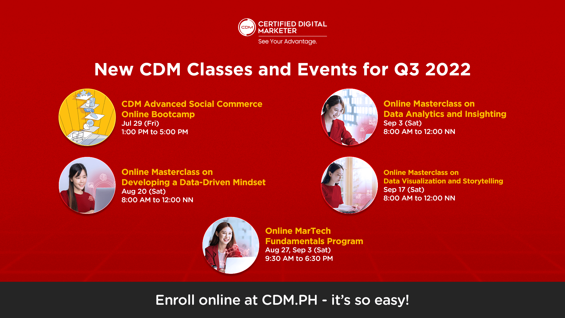 CDM launches new courses on social commerce, data analytics, MarTech