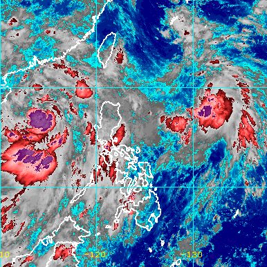 Tropical Depression Domeng slightly intensifies