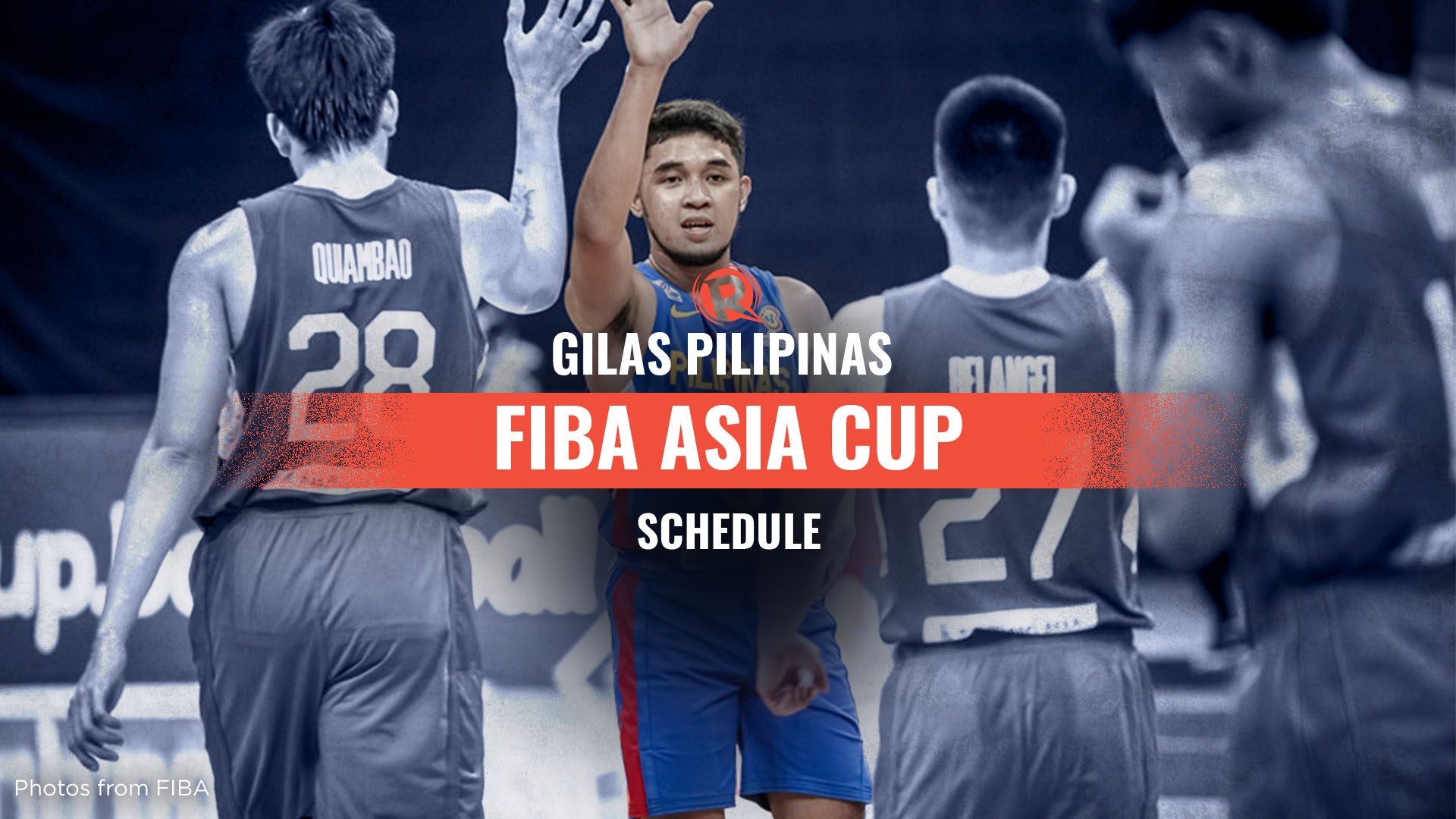 SCHEDULE: Gilas Pilipinas at FIBA Asia Cup