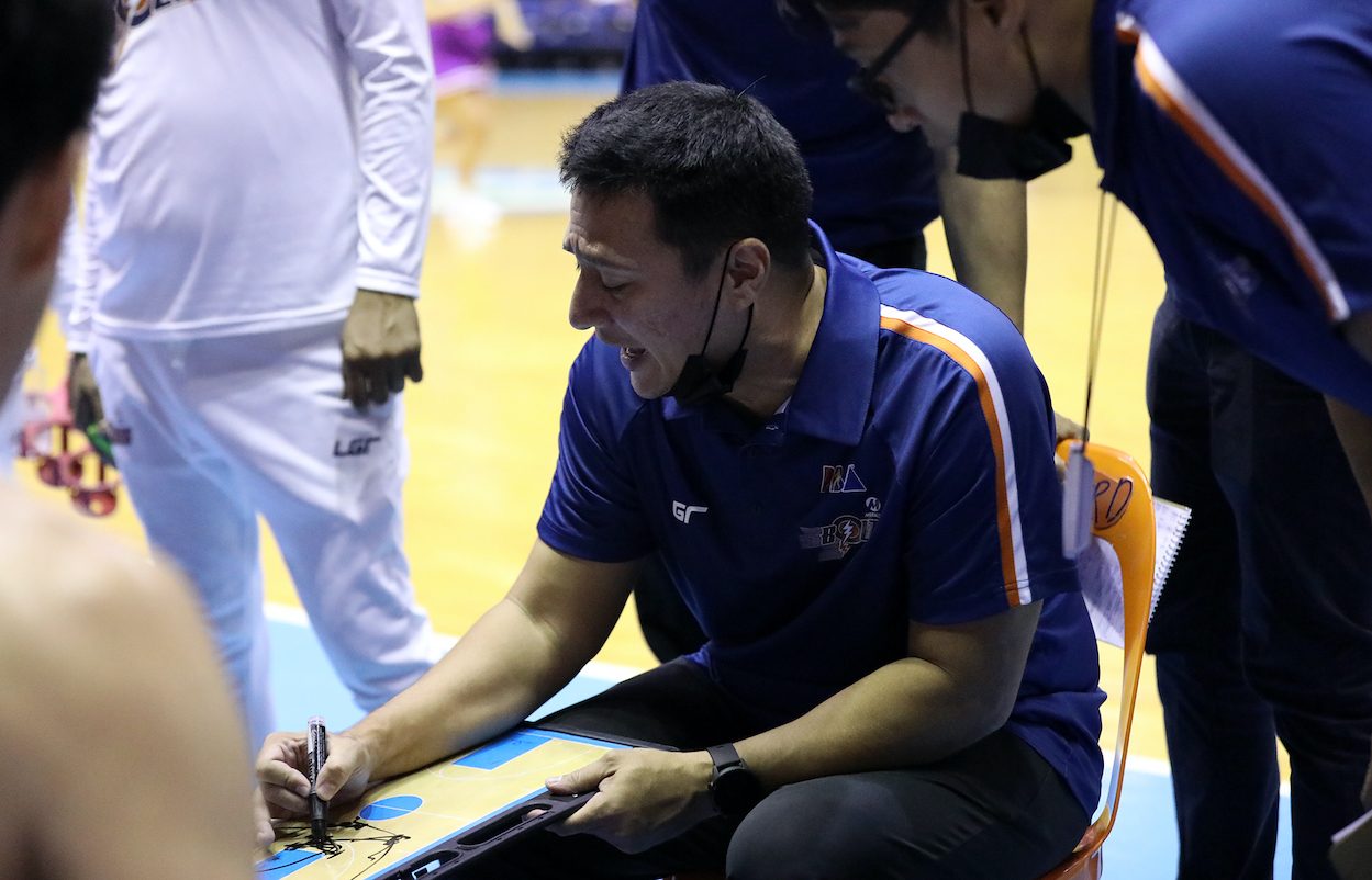 Luigi Trillo guides Meralco out of slump as stand-in for Norman Black
