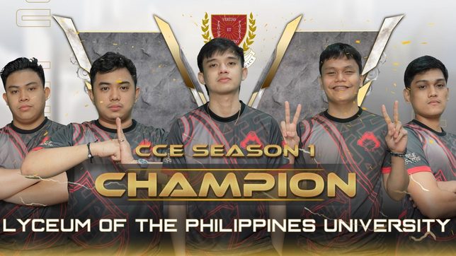 Lyceum reigns in inaugural CCE Mobile Legends tiff, thwarts San Sebastian