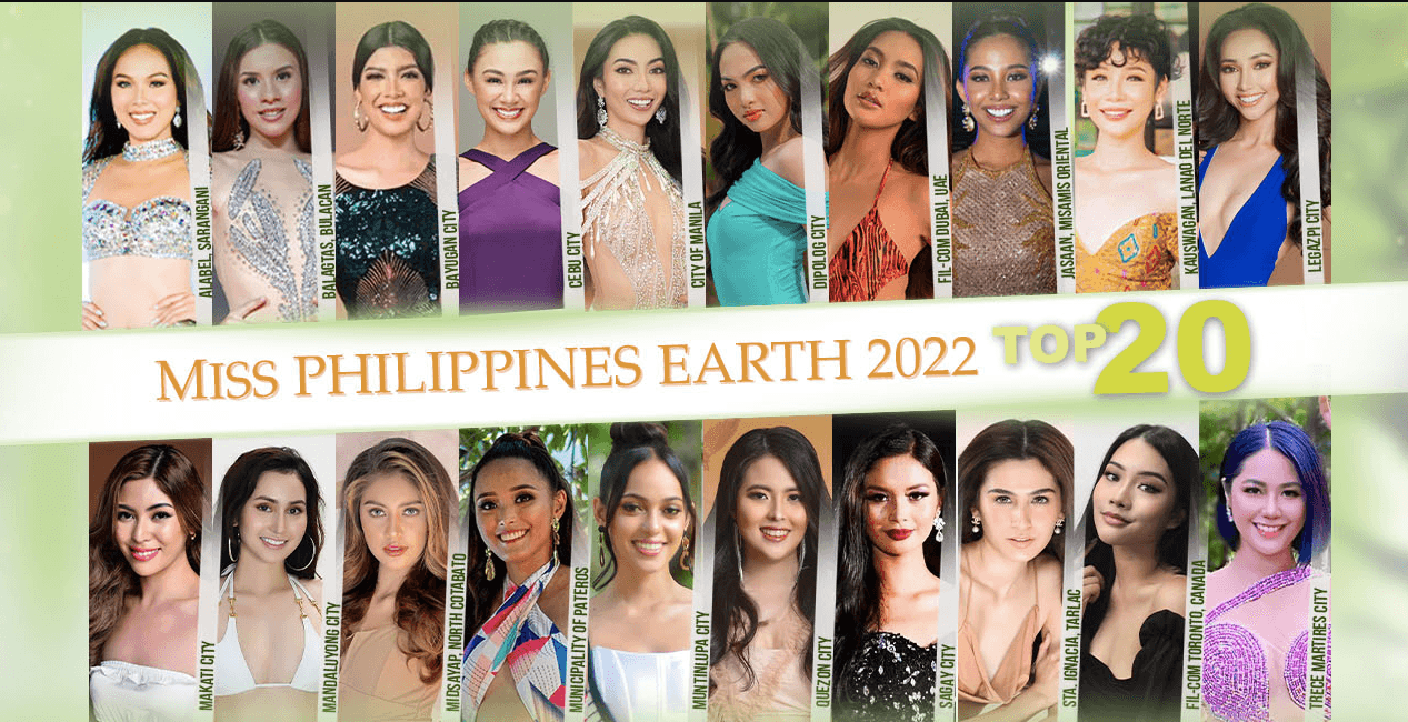 LIST: Miss Philippines Earth 2022 Top 20 candidates