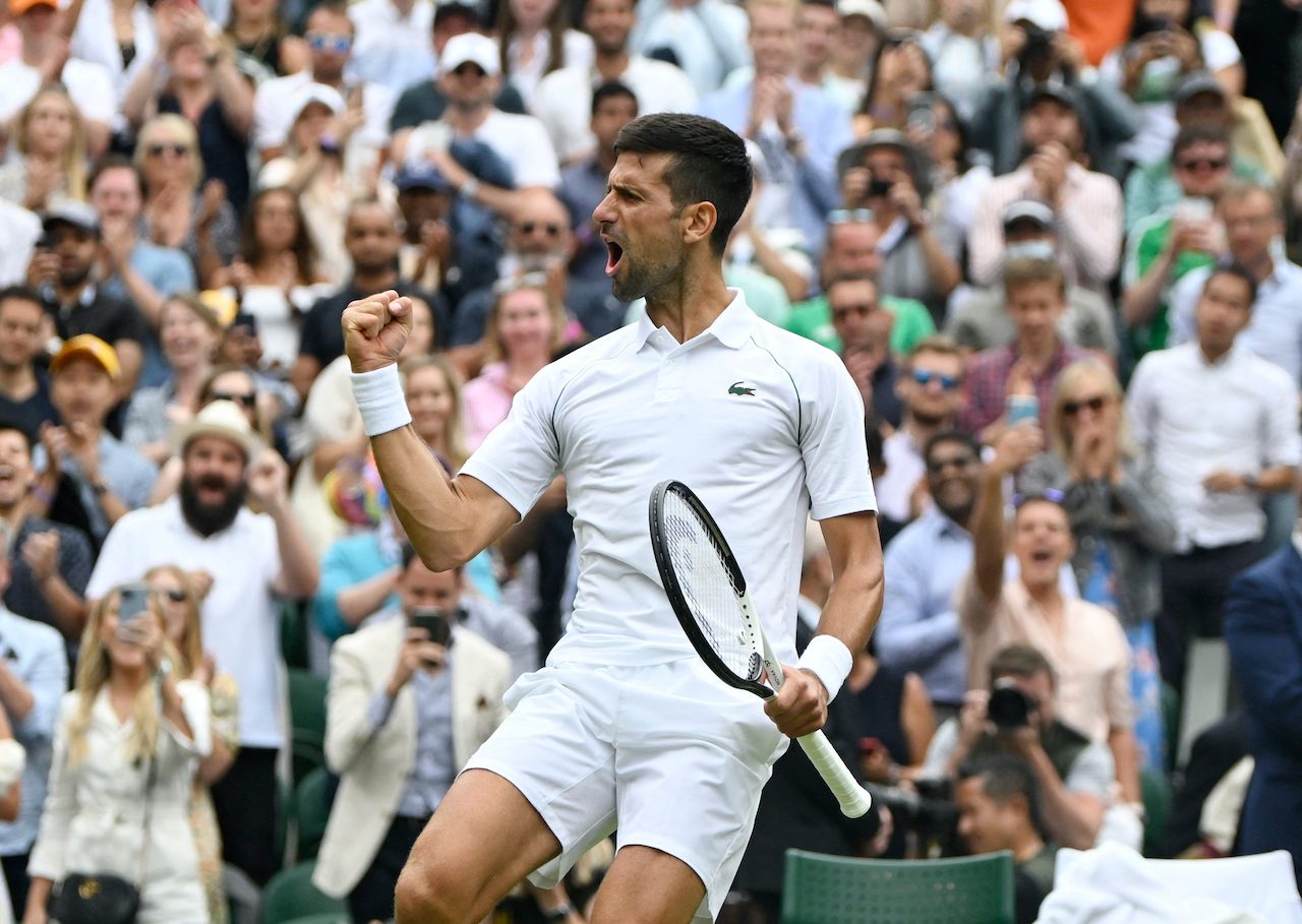 Defiant Djokovic storms back to beat Sinner, reach Wimbledon semis
