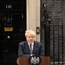 Peppa Pig saves UK PM Johnson when lost for words