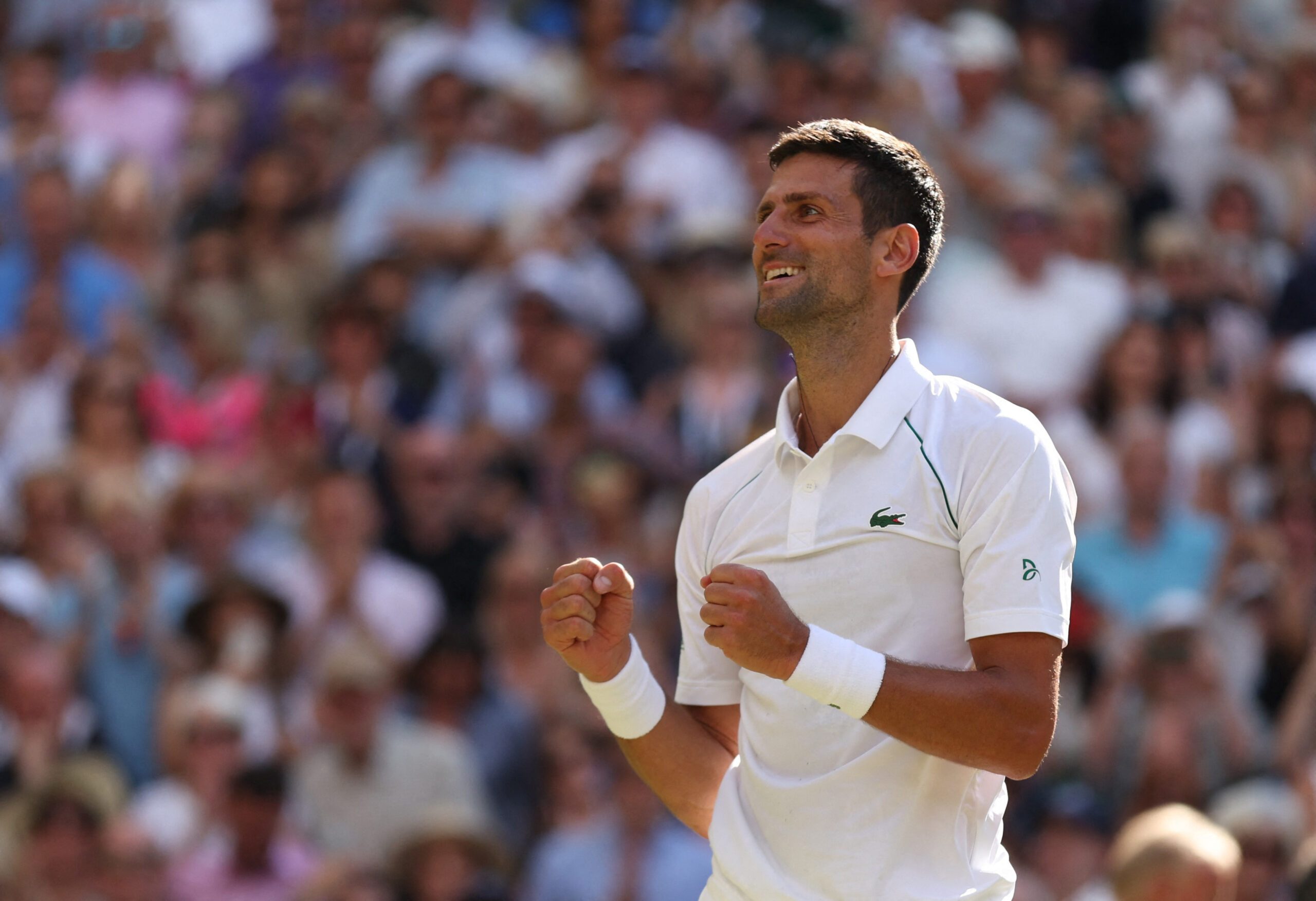 Ice-cool Djokovic tames fiery Kyrgios to continue Wimbledon love story