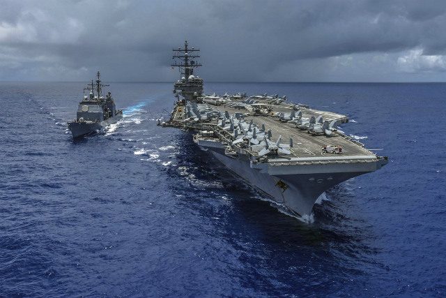 US aircraft carrier Ronald Reagan returns to South China Sea