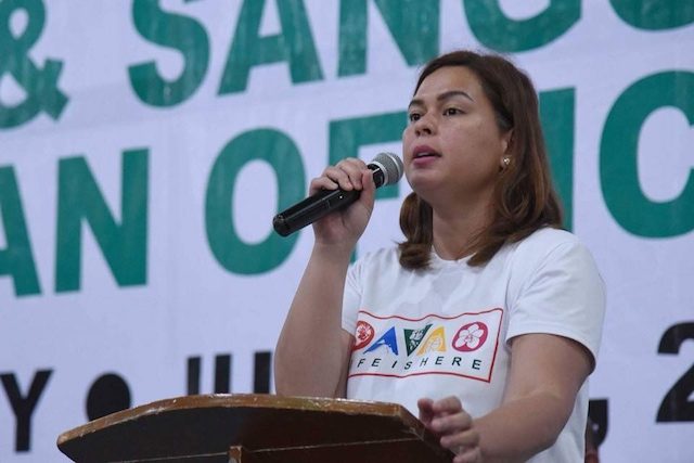 Sara Duterte tests positive for COVID-19