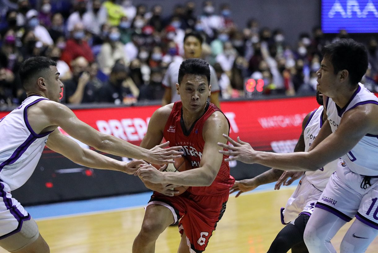 Ginebra whips Converge for share of PBA lead despite missing Tim Cone