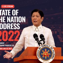LIVESTREAM: Marcos’ first SONA | State of the Nation Address 2022