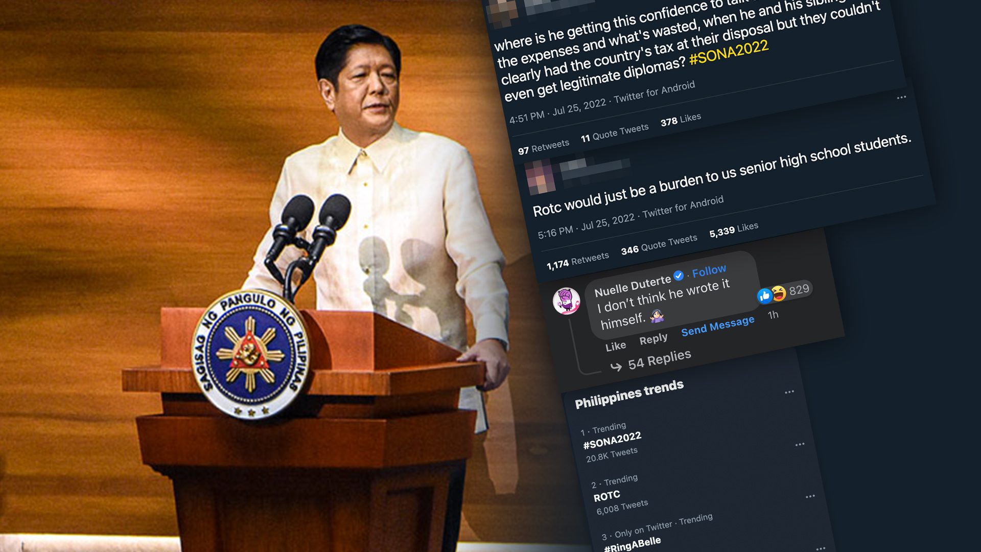 Marcos’ first SONA tops Twitter trends as Filipinos online share varying views