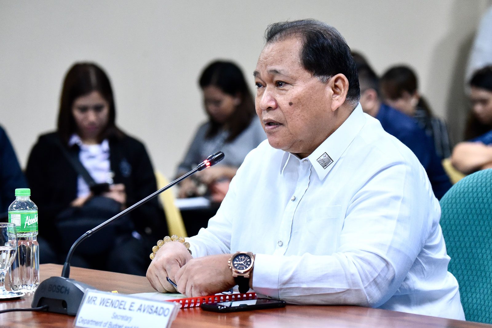 DBM chief Avisado on sick leave ahead of 2022 budget submission