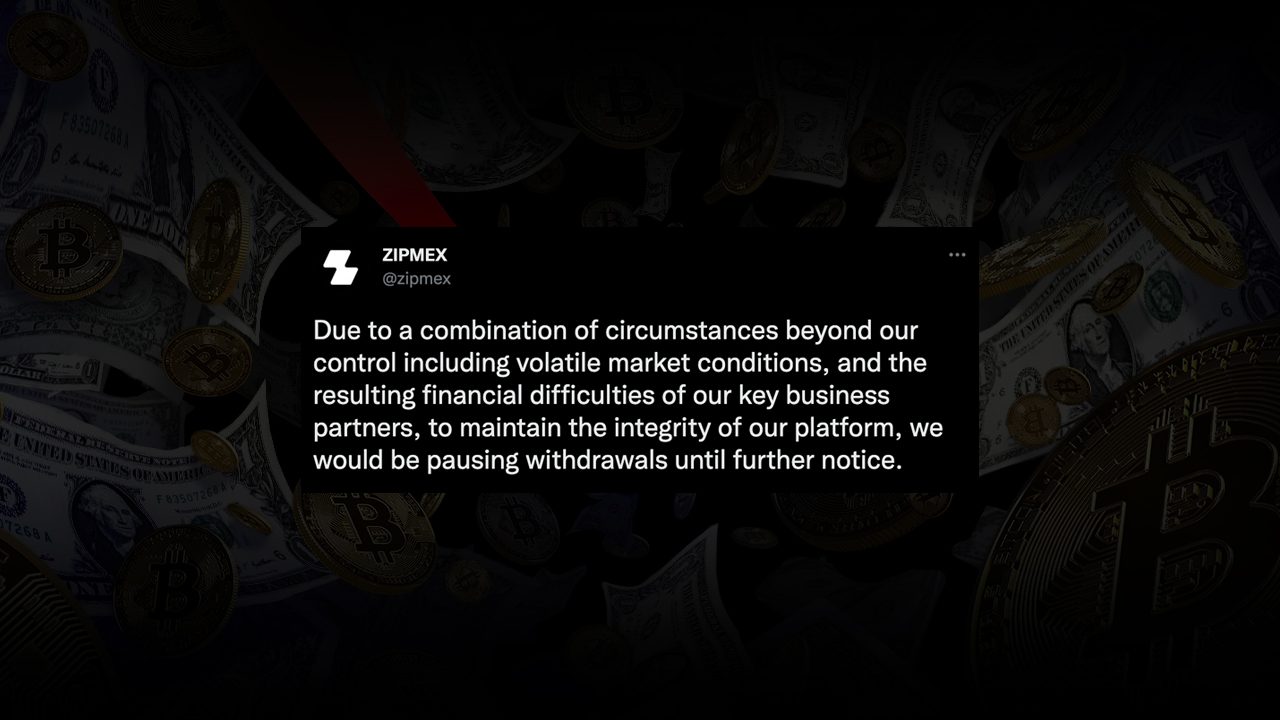 Southeast Asian crypto exchange Zipmex suspends withdrawals
