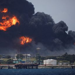 Cuba fire rages at fuel storage port; Mexico, Venezuela sending help