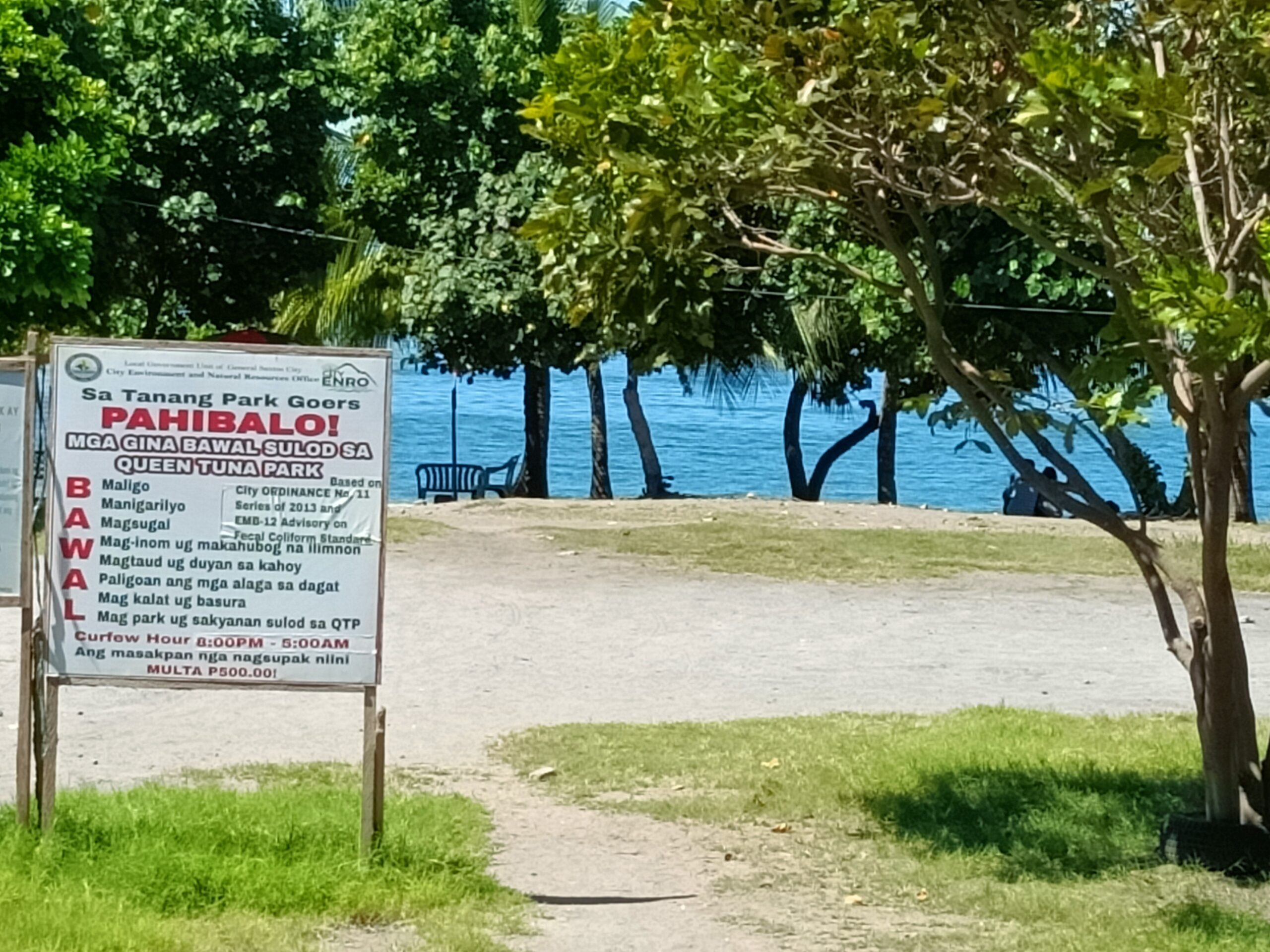 EMB warns against swimming at coliform-contaminated General Santos park