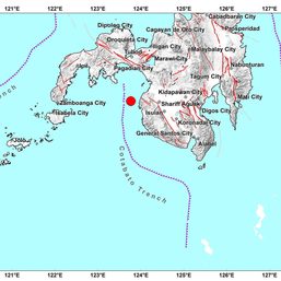 Magnitude 7.1 earthquake strikes off Davao Oriental