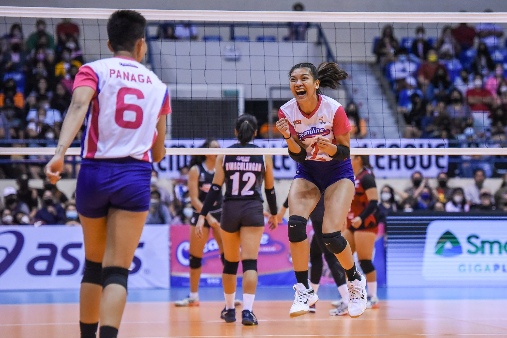 Creamline stuns PLDT from 2 sets down; Cignal survives Army in 5