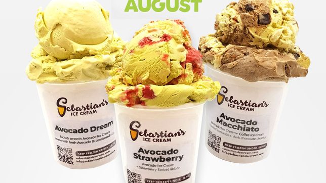 The time is ripe! Avocado lovers, check out Sebastian’s new ice cream treats