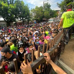 Thousands spent entire night lining up for DSWD aid in Mindanao cities