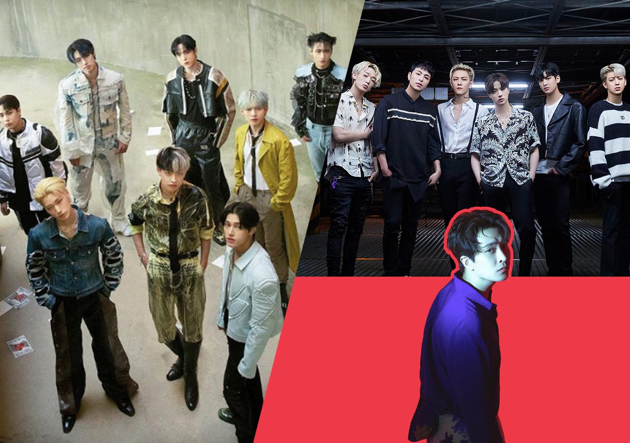 ATEEZ, iKON, and GOT7’s YOUNGJAE performing in Manila