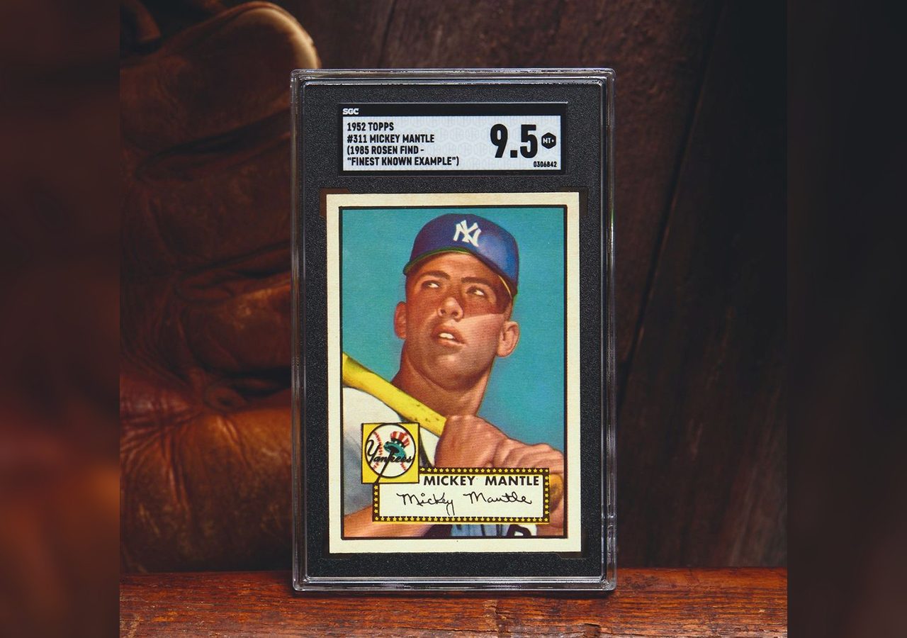 Rare Mickey Mantle card sells for record $12.6 million