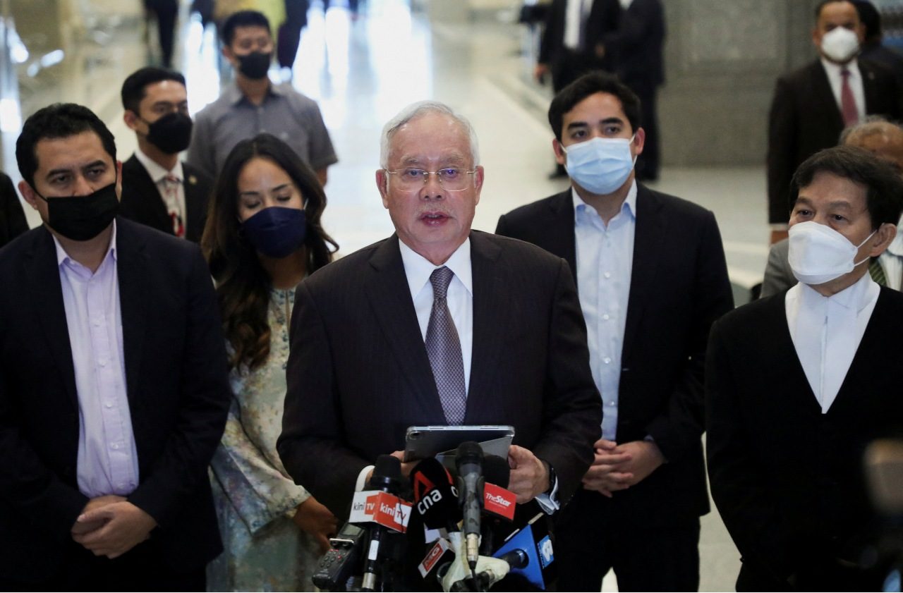 Malaysia pardons board halves sentence of jailed ex-PM Najib, convicted in 1MDB scandal
