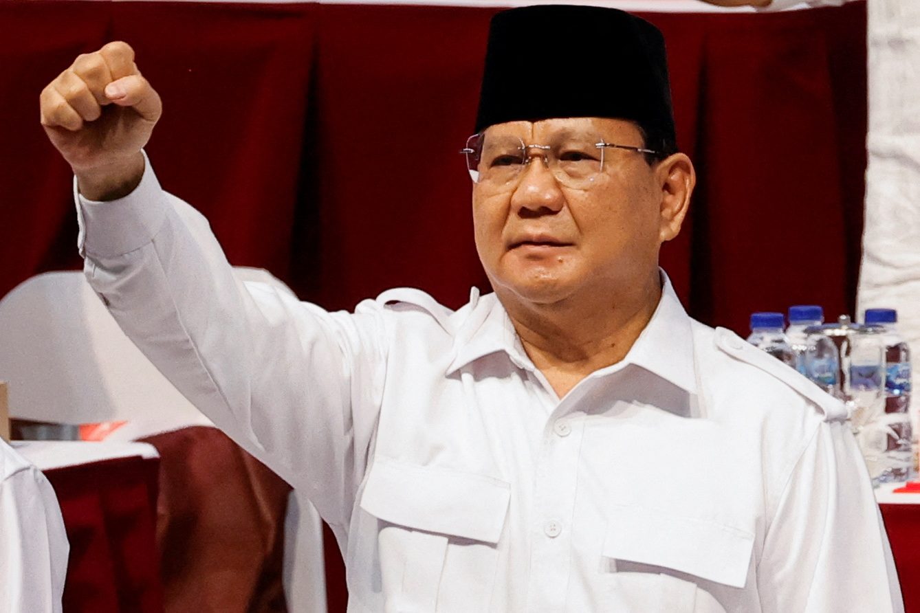 Indonesia defense minister Prabowo accepts party’s nomination to run for president