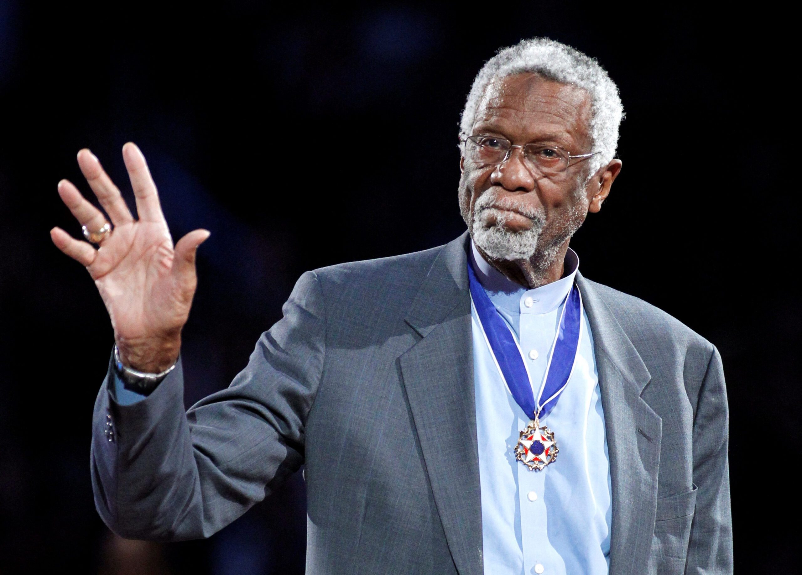 Boston Celtics add No. 6 to home court in celebration of Bill Russell
