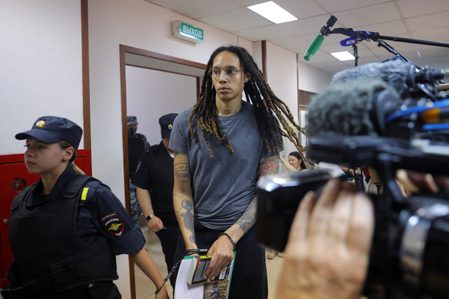 Russia sentences US basketball star Griner to 9 years in prison