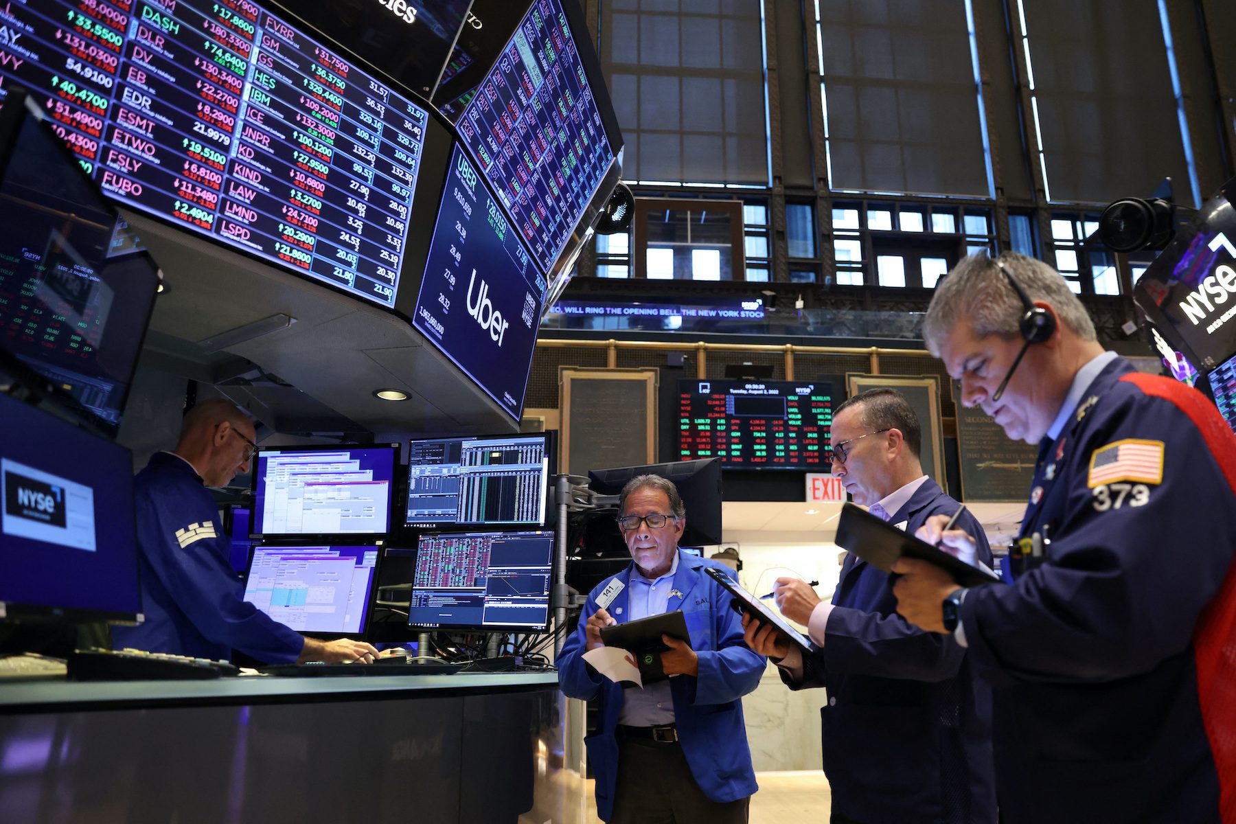 Wall Street dips, dollar gains on economic, geopolitical concerns